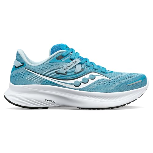 SAUCONY Damen Guide 16 Sneaker, (Mehrfarbig) Tinte/Weiß, 40,5 EU von SAUCONY