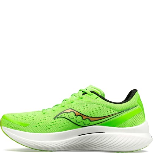 Saucony Men's Endorphin Speed 3 Sneaker, Slime/Gold, 13 von SAUCONY