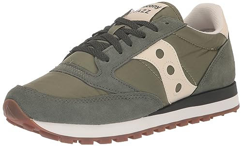 Saucony Men's Jazz Original Sneaker, Forest/Cream, 9.5 von SAUCONY