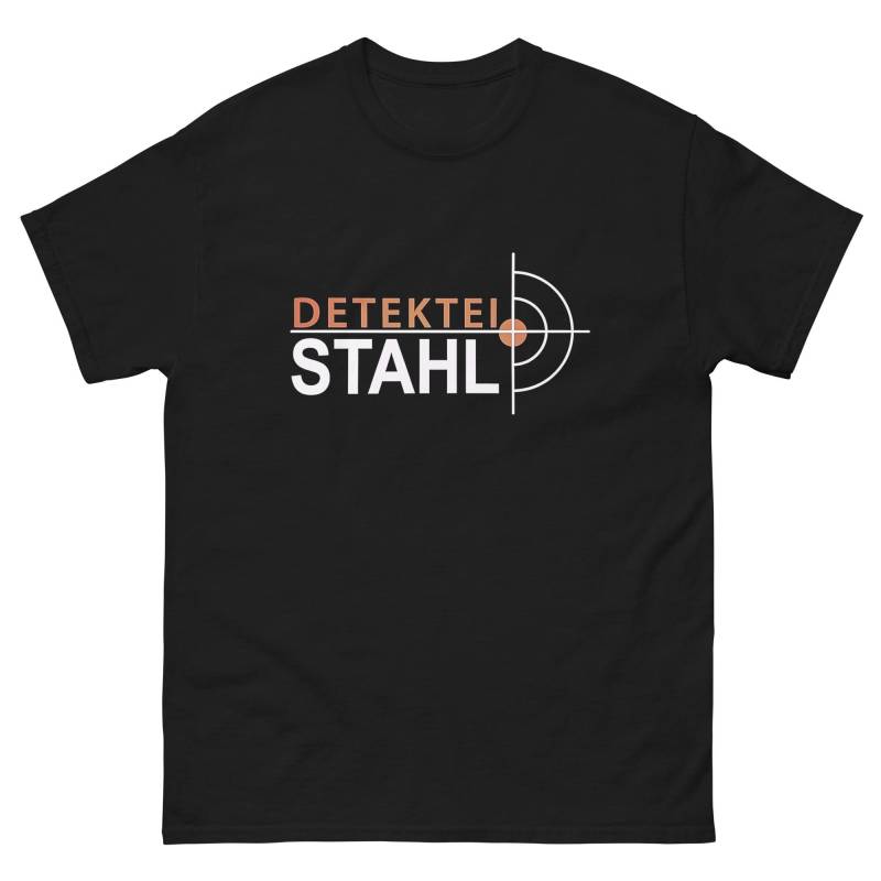 Detektei Stahl T-Shirt Lustiges Funshirt | Party Festival Shirt Humor Meme Sprüche Witziges Geschenk Männer Frauen Unisex von SAUFAUTOMAT