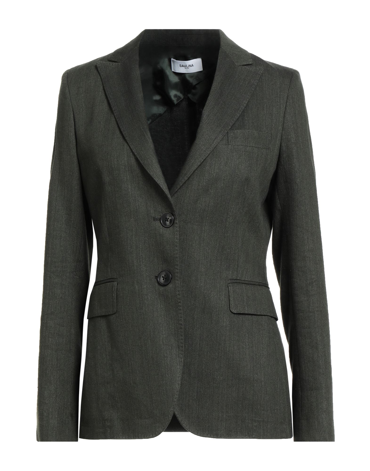 SAULINA Milano Blazer Damen Dunkelgrün von SAULINA Milano