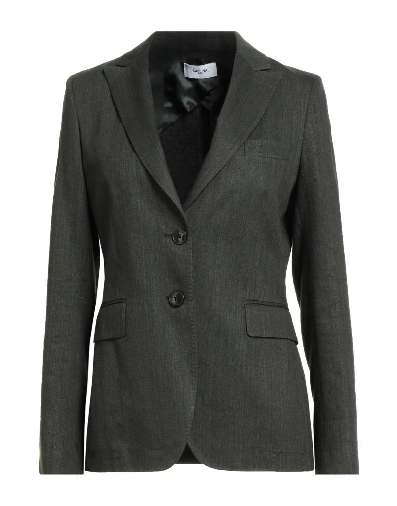 SAULINA Milano Blazer Damen Dunkelgrün von SAULINA Milano