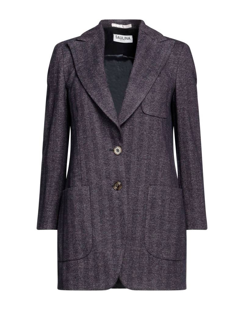 SAULINA Milano Blazer Damen Dunkelviolett von SAULINA Milano