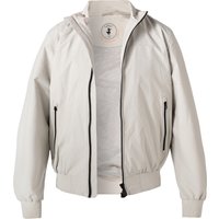 SAVE THE DUCK Herren Blouson beige Mikrofaser unifarben von SAVE THE DUCK