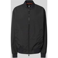 SAVE THE DUCK Bomberjacke mit Zweiwege-Reißverschluss Modell 'OLEN' in Black, Größe M von SAVE THE DUCK