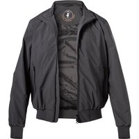 SAVE THE DUCK Herren Blouson grau Mikrofaser unifarben von SAVE THE DUCK