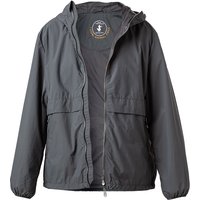 SAVE THE DUCK Herren Jacke Grau Mikrofaser unifarben von SAVE THE DUCK