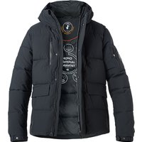 SAVE THE DUCK Herren Steppjacke schwarz Mikrofaser unifarben von SAVE THE DUCK