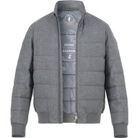 SAVE THE DUCK Herren Steppblouson grau Mikrofaser von SAVE THE DUCK