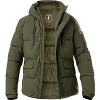 SAVE THE DUCK Herren Steppjacke grün Mikrofaser unifarben von SAVE THE DUCK