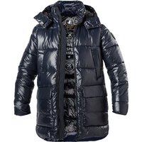 SAVE THE DUCK Herren Steppjacke blau Mikrofaser unifarben von SAVE THE DUCK