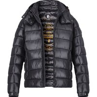 SAVE THE DUCK Herren Steppjacke schwarz Mikrofaser unifarben von SAVE THE DUCK