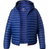 SAVE THE DUCK Herren Steppjacke blau Mikrofaser unifarben von SAVE THE DUCK