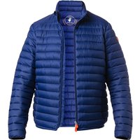 SAVE THE DUCK Herren Steppjacke blau Mikrofaser unifarben von SAVE THE DUCK