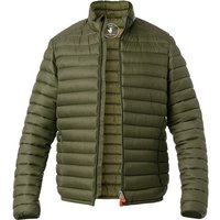 SAVE THE DUCK Herren Steppjacke grün Mikrofaser unifarben von SAVE THE DUCK