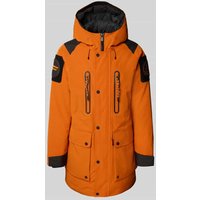 SAVE THE DUCK Jacke mit Logo-Patch Modell 'Kailash' in Orange, Größe M von SAVE THE DUCK