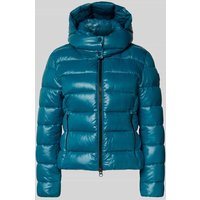 SAVE THE DUCK Steppjacke mit Reißverschlusstaschen Modell 'COSMARY' in Petrol, Größe L von SAVE THE DUCK