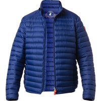 SAVE THE DUCK Herren Steppjacke blau Mikrofaser unifarben von SAVE THE DUCK