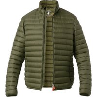 SAVE THE DUCK Herren Steppjacke grün Mikrofaser unifarben von SAVE THE DUCK