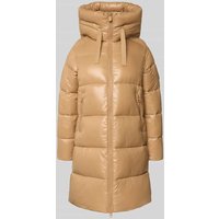 SAVE THE DUCK Steppmantel mit Kapuze Modell 'BELLA' in Camel, Größe L von SAVE THE DUCK