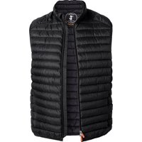 SAVE THE DUCK Herren Steppweste schwarz unifarben von SAVE THE DUCK
