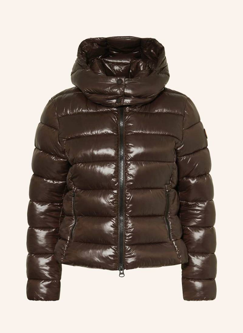 Save The Duck Steppjacke Cosmary Mit Abnehmbarer Kapuze braun von SAVE THE DUCK