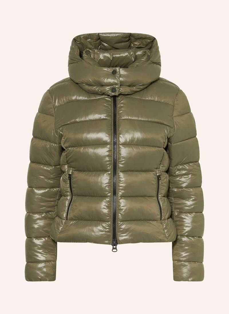 Save The Duck Steppjacke Cosmary Mit Abnehmbarer Kapuze gruen von SAVE THE DUCK