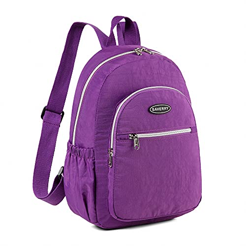 SAVERRY Damen Klein Rucksäcke Leichtes Nylon Tagesrucksack Cityrucksack Freizeit Rucksack Mädchen Kleiner Geldbörse Trekkingrucksäcke Reiserucksack Daypack für Frauen von SAVERRY