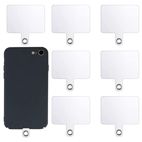 SAVITA 24 Stück Handy Lanyard Pads, Crossbody PVC Universale Handykette Telefon Patch Multifunktional Handy Lanyard Patch für die Meisten Smartphones Handys (Transparent) von SAVITA