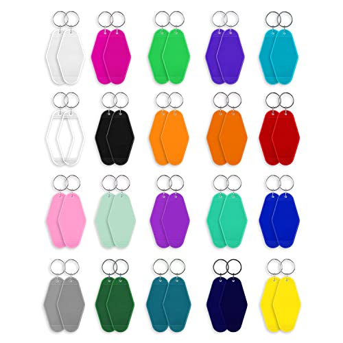 SAVITA 40 Stück Sublimation Schlüsselanhänger, Doppelseitig Sublimation Keychain Rhombus Motel Schlüsselanhänger blanko mit Ring für DIY Crafts Ornament SAVITA 40 Stück Sublimation Schlüsselanhänger, Doppelseitig Sublimation Keychain Rhombus Motel Schlüsselanhänger blanko mit Ring für DIY Crafts Ornament von SAVITA