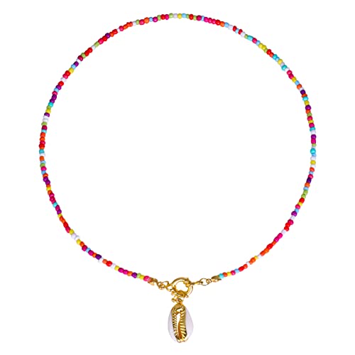 SAVITA Shell Perlen Choker Halsketten Kleine Perlenketten Handgemachte Bunte Perlen kette Sommer Perlen Choker Für Frauen Mädchen SAVITA Shell Perlen Choker Halsketten Kleine Perlenketten Handgemachte Bunte Perlen kette Sommer Perlen Choker Für Frauen Mädchen von SAVITA