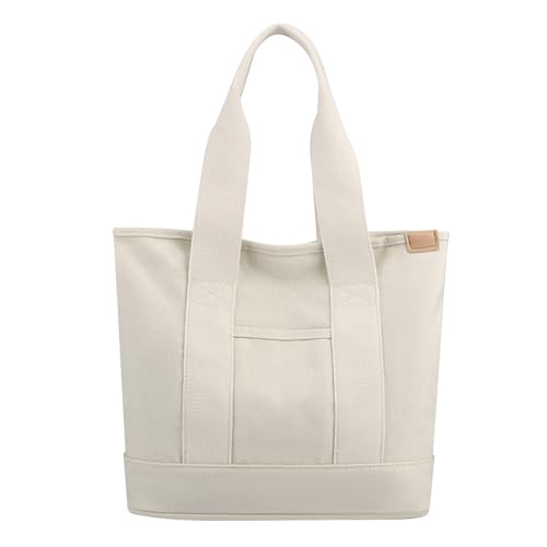 SAVOSWEET Canvas Tote Bag für Damen - Handtasche und Umhängetasche - Langlebig, Geräumig und Stilvoll von SAVOSWEET