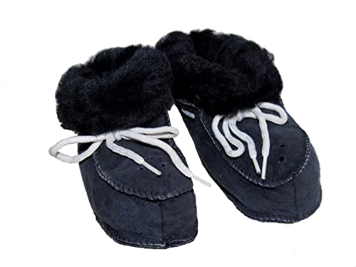 SAWA-ART Baby Lammfellschuhe für Mädchen und Jungen ab 6 Monate bis 2 Jahre von SAWA-ART
