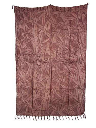 Sarong Pareo IV braun/große Auswahl schönste Farben/Wickelrock Strandtuch Sauna-Tuch Wickelkleid Schal Wickeltuch Bademode Freizeitmode Sommermode/aus 100% Viskose von SAWA