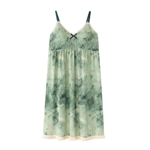 SAWEEZ Sommer Damen Pyjama Set, 3 Teiliges Button Down Pyjama, Weiches Leibchen Und Shorts Set, Nachthemd, Freizeit Nachthemd Mit Brustpolster, Lässige Loungewear, Nachthemd, 3XL von SAWEEZ