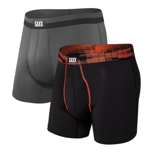 SAXX Underwear Co. Herren-Boxershorts aus Netzstoff, Schwarz, Digi Dna/Graphit, Größe L, 2 Stück SAXX Underwear Co. Herren-Boxershorts aus Netzstoff, Schwarz, Digi Dna/Graphit, Größe L, 2 Stück von SAXX Underwear Co.