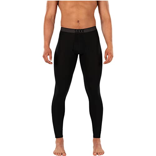 Saxx Herren Unterwäsche - Roast Master Midweight Bottom - Herren Base Layer Tights, Schwarz, L von SAXX Underwear Co.