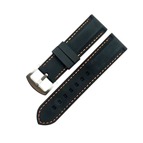 20-26 mm weiche Silikon-Uhr-Gurtgürtel wasserdichtes atmungsaktives Armband Fit für Sommer im Freien Sport schweißsichere Uhren-Accessoire-Uhrengurt (Farbe: Rot, Größe: 26 mm) Full of stars von SAyfur