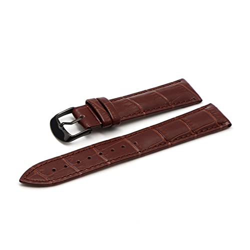 SAyfur 12 14 16 18 19 20 21 22 24 -mm Leder Band Luxus Uhrenbandgürtelhandschuhe Ladies Band Red Black White Watch Armband (Farbe: Pink RG, Größe: 22 mm) Full of stars von SAyfur