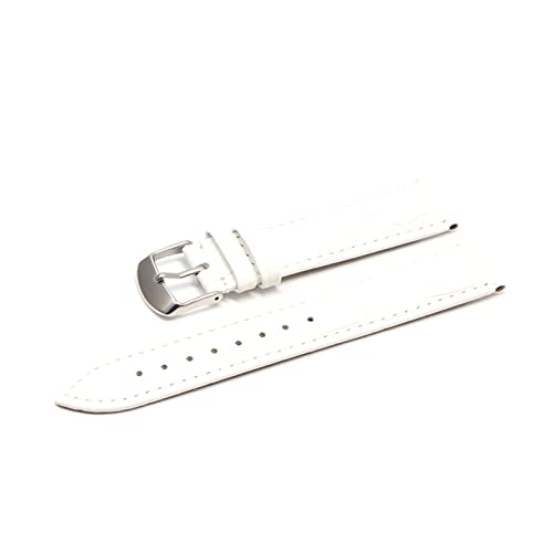 SAyfur 12 14 16 18 19 20 21 22 24 -mm Leder Band Luxus Uhrenbandgürtelhandschuhe Ladies Band Red Black White Watch Armband (Farbe: Pink RG, Größe: 22 mm) Full of stars von SAyfur