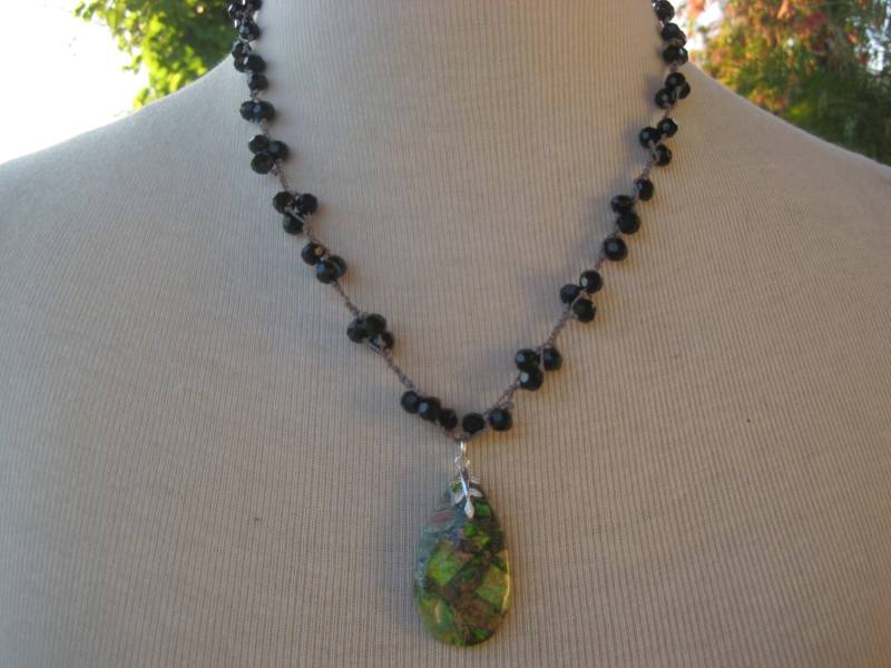 Mosiac Türkis Anhänger Halskette/Anhänger Halskette von SBEC