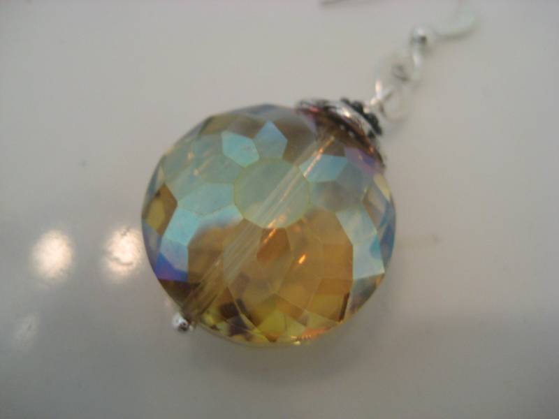 Ohrringe Mit Gelben Kristallblume von SBEC