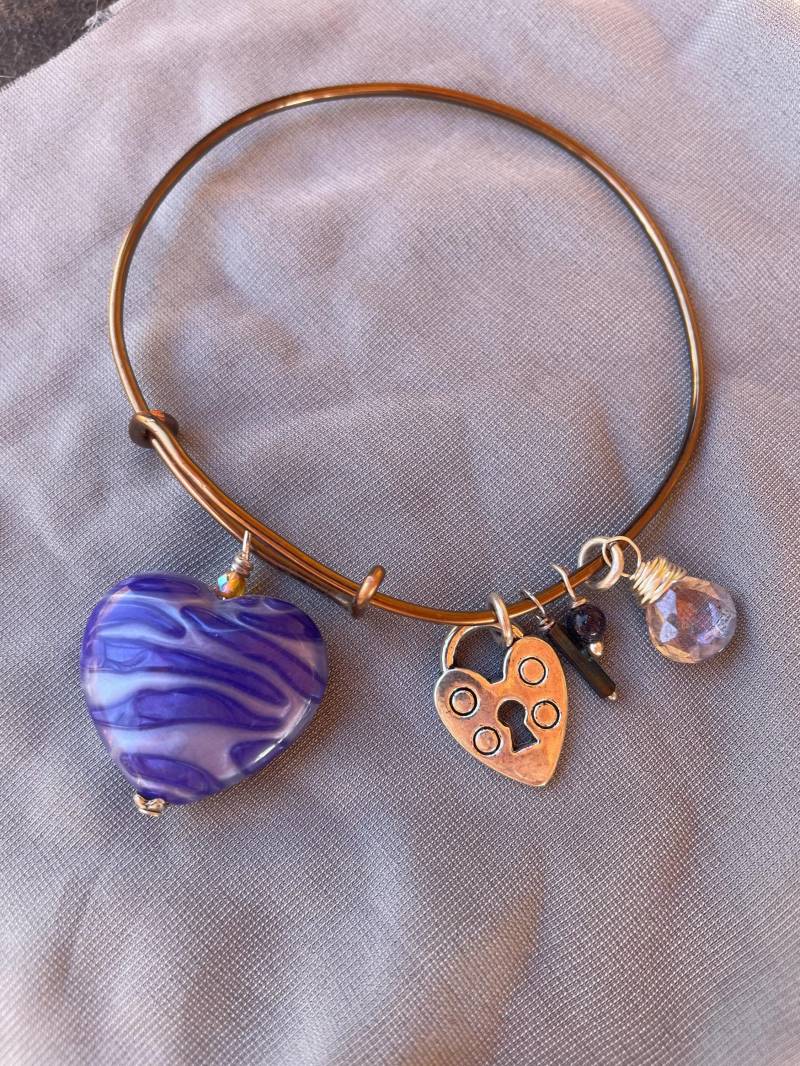 Valentinstag Geschenk/Herz Armband/Herz Schmuck/Erweiterbares Bettelarmband/ Valentinstag Geschenk/Herz Armband/Herz Schmuck/Erweiterbares Bettelarmband/ von SBEC