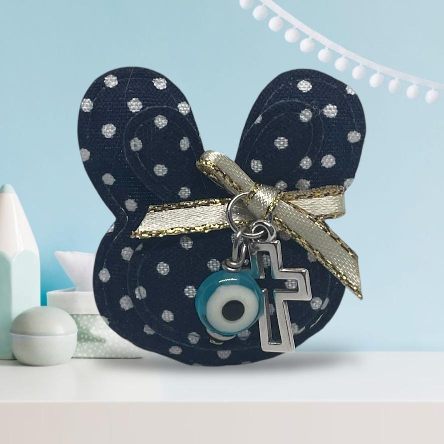 Baby Evil Eye Rabbit Anstecknadel Schutzanhänger Für Neugeborene von SBOeyes