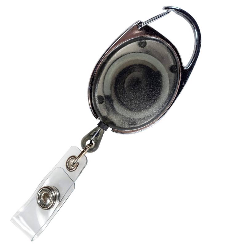 SBS Schlößer Baustoffe Schlüsselanhänger Set Skipasshalter Ausweishalter schwarz mit Gürtelclip, Schnurlänge 70cm (1-tlg) von SBS Schlößer Baustoffe