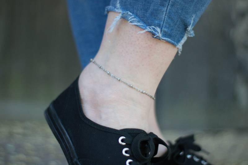 Fußkettchen Lang - Kugelkette von SBSimpleJewelry