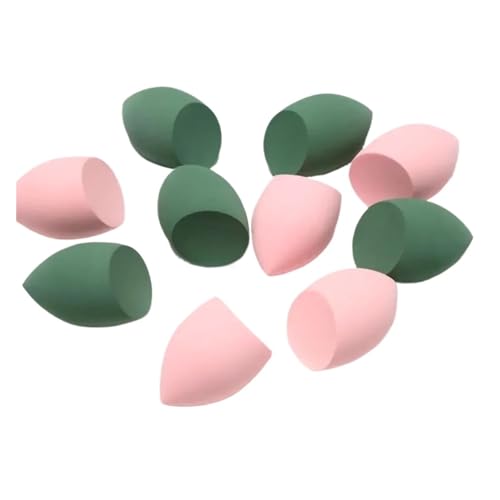 10 PCS Cosmetic Puff Set Make-Up Schwämme Foundation Frauen Puderquaste Make-Up-Tools Günstige Make-Up Mixer (Color : Random Color) von SBTRKT