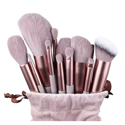 13/14PCS Make-Up Pinsel Set Lidschatten Foundation Erröten Pulver Pinsel Frauen Kosmetische Blending Schönheit Weiche Und Flauschigen make-up-Tools (Color : 13Pcs Yellow Bag) von SBTRKT