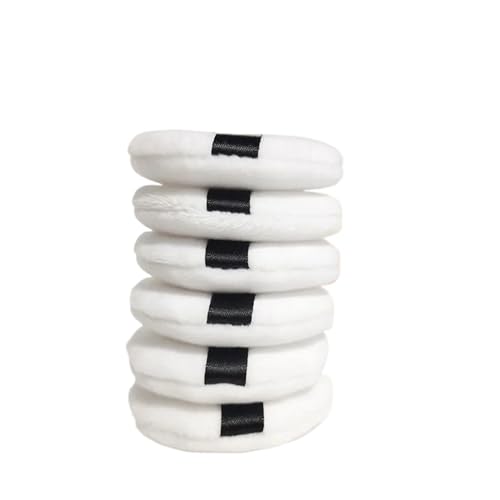 6 PCS Make-Up Puff Set Schwamm Make-Up for Frauen Kosmetik Make-Up Instrumente Powder Foundation Werkzeuge Mixer (Color : White 6 PCS) von SBTRKT