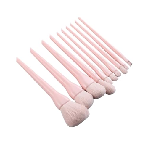 SBTRKT Candy Make-up Pinsel Set Gesicht Foundation Puder Lidschatten Augenbrauen Highlight Kabuki Mischpinsel Beauty Cosmetic Tools (Color : 10PCS pink) von SBTRKT